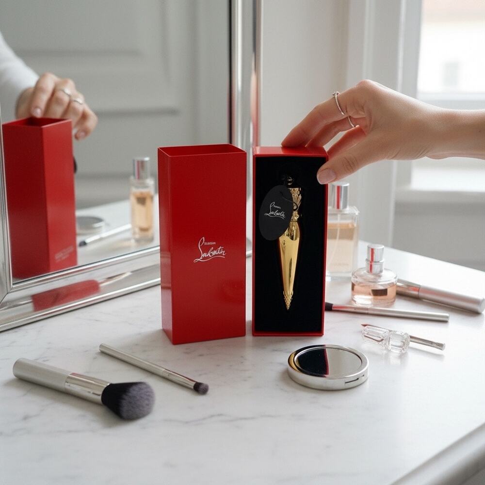 Christian Louboutin Rouge Louboutin 001 Satin Lipstick NWT